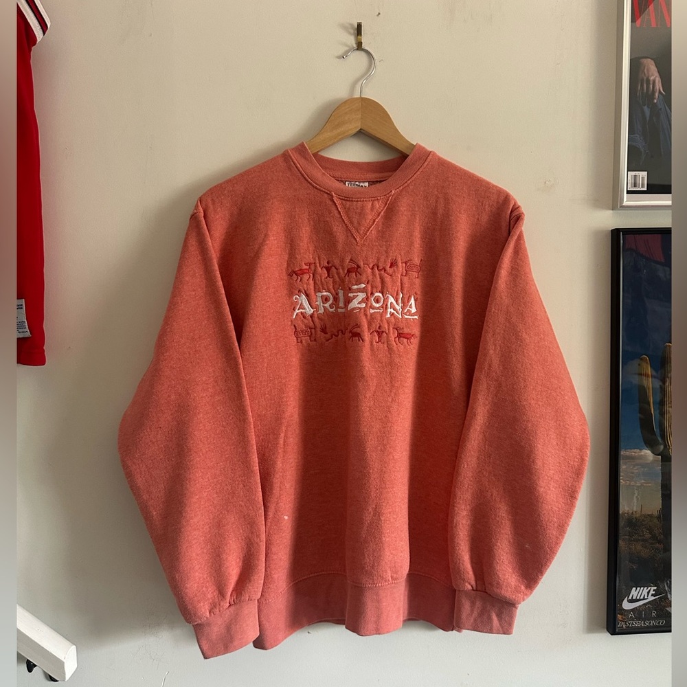 Vintage Arizona Coral Crewneck Sweatshirt